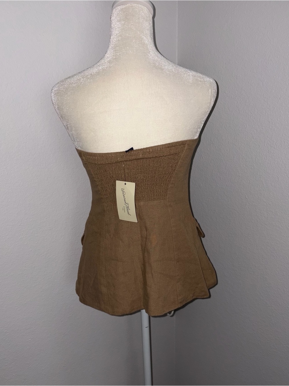 Universal Thread Camel/Tan Textured Knit Top - Picture 3 of 6